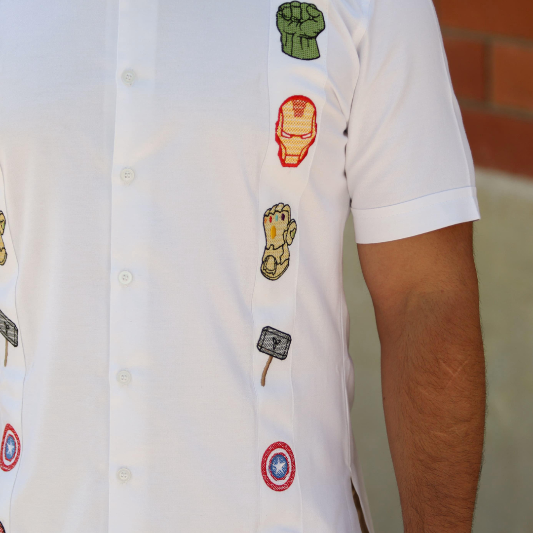 Camisa Guayabera Heroes