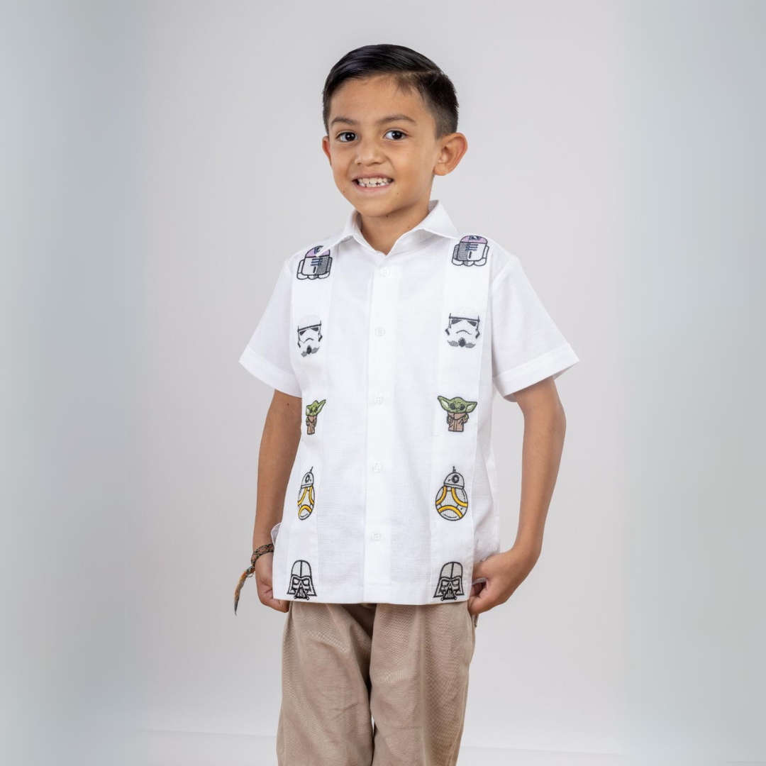 Guayabera Blanca Padawan