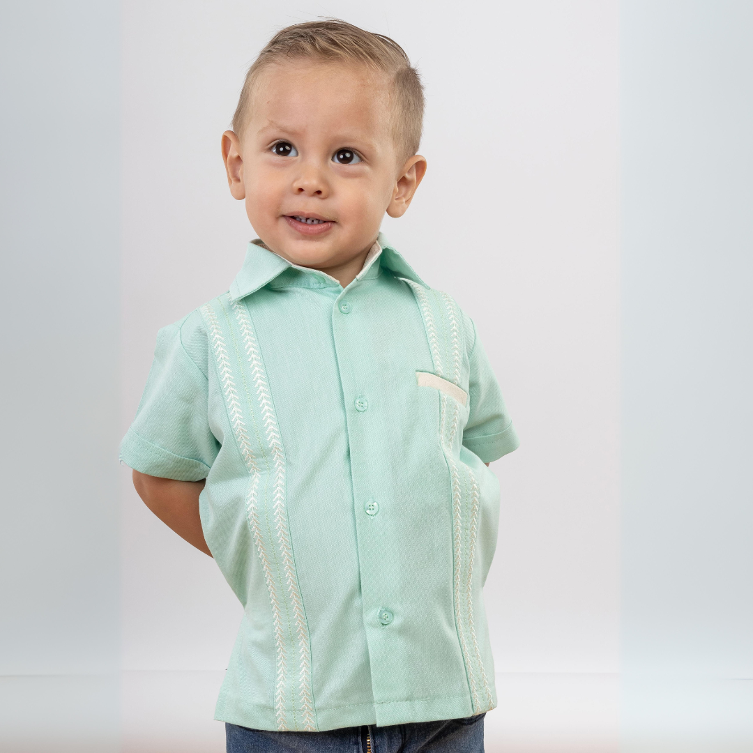 Guayabera Verde Menta