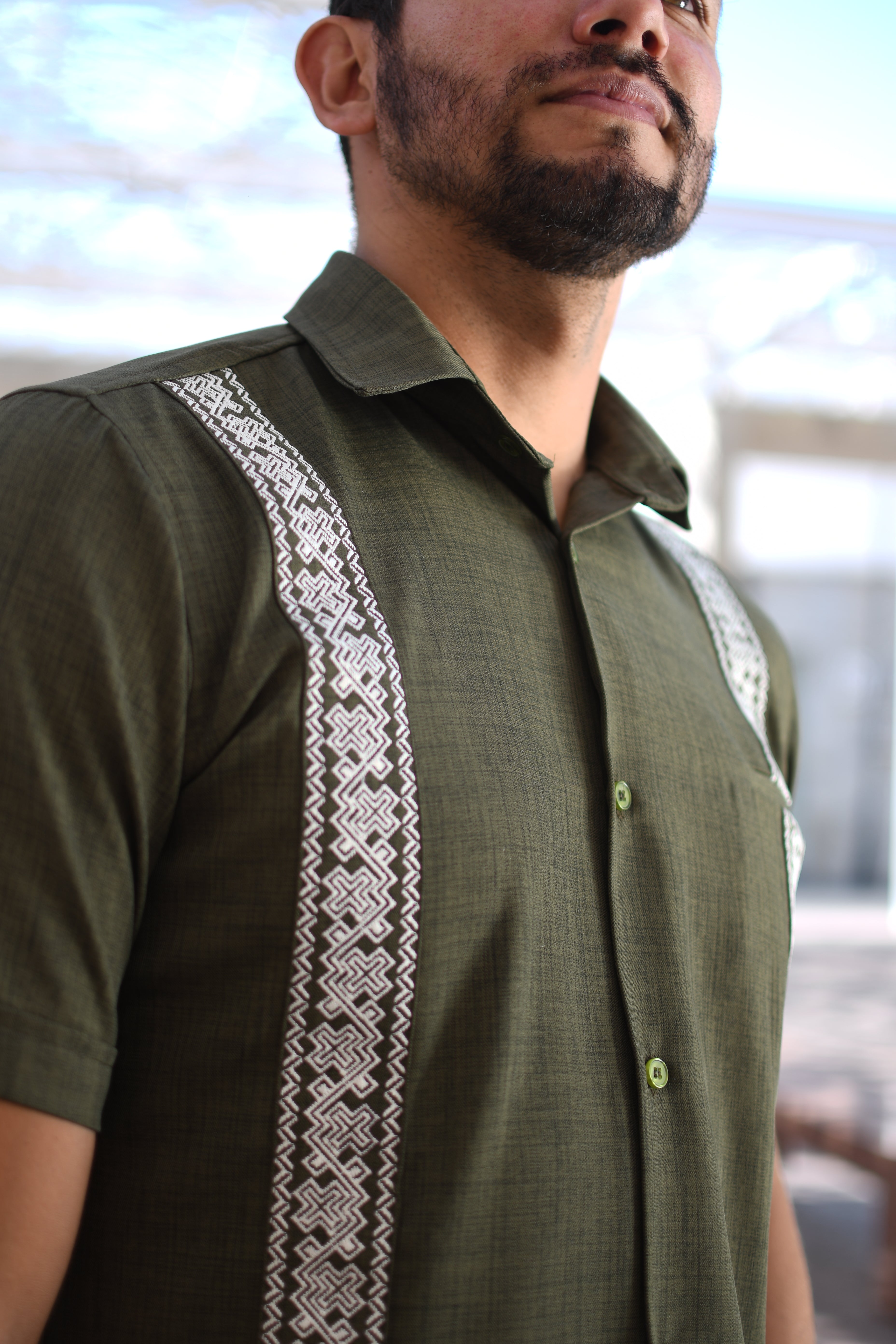 Guayabera best sale verde menta